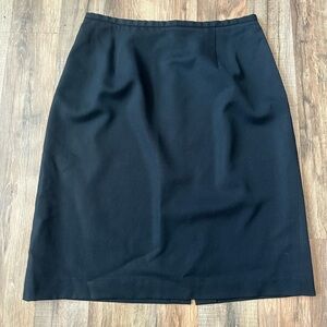 Banana Republic Black Wool Skirt
